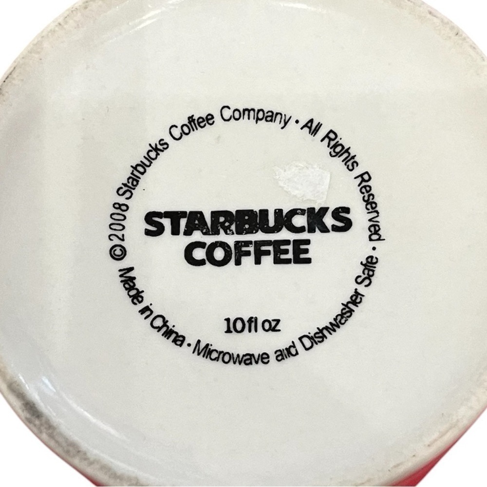 Starbucks Mug 2008, White, Used - Picture 6 of 6